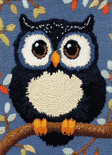 Wallphantom Tier Vogel DIY Knüpfstern Set Knüpfteppich-Set,Cartoon-Eule,Handgefertigte Teppich Mit Vordruck,3D-Bastelgeschenk,Gewebtes Teppichset,Heimdekoration,55x75cm Wallphantom Tier Vogel DIY Knüpfstern Set Knüpfteppich-Set,Cartoon-Eule,Handgefertigte Teppich Mit Vordruck,3D-Bastelgeschenk,Gewebtes Teppichset,Heimdekoration,55x75cm von Wallphantom