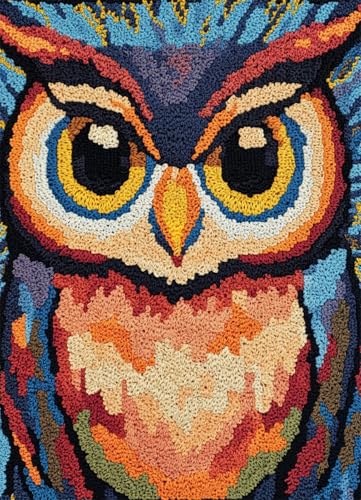 Wallphantom Tier Vogel DIY Latch Hook Rug Kit,Cartoon-Eule,Latch Hook Kits for Adults,Home Carpet Rug Making,Needlework Crafts Rug for Home Decor,60x90cm Wallphantom Tier Vogel DIY Latch Hook Rug Kit,Cartoon-Eule,Latch Hook Kits for Adults,Home Carpet Rug Making,Needlework Crafts Rug for Home Decor,60x90cm von Wallphantom