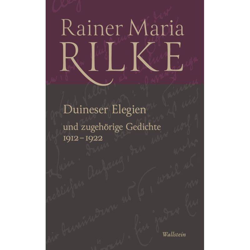 Duineser Elegien - Rainer Maria Rilke, Gebunden von Wallstein
