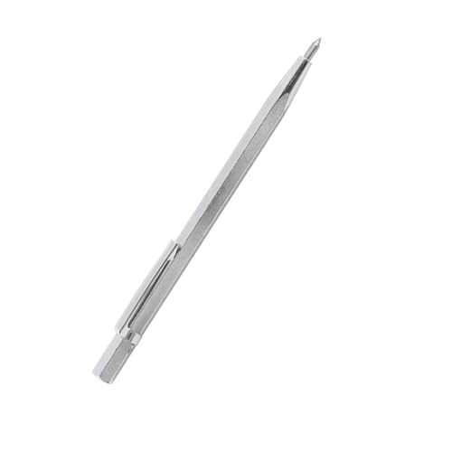 Pocket Tragbare Sciber -Gravur -Stift -Werkzeug Langlebige Legierungsschreiberglas Keramik Tragmarkierung [Hartmaterial] Gold 1pc (Silber) von Walmeck