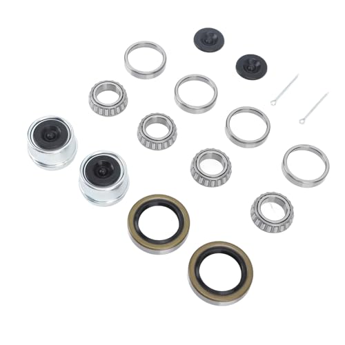 Walmeck Bootsanhänger Achse Hub Wheel-Tragetkit Fettdichtungen 1,98 Zoll Staubkappen Sets für 1-1/16in 2000-2200 Lbs Achse Walmeck Bootsanhänger Achse Hub Wheel-Tragetkit Fettdichtungen 1,98 Zoll Staubkappen Sets für 1-1/16in 2000-2200 Lbs Achse von Walmeck