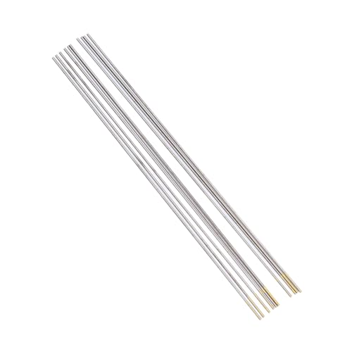 Wolfram -Elektrodenstangen Argon -Lichtbogenschweißen Wolframnadel Edelstahl Aluminiumlegierung 1,0x150 Mm (Walmeck3kfvgunar9-11) von Walmeck