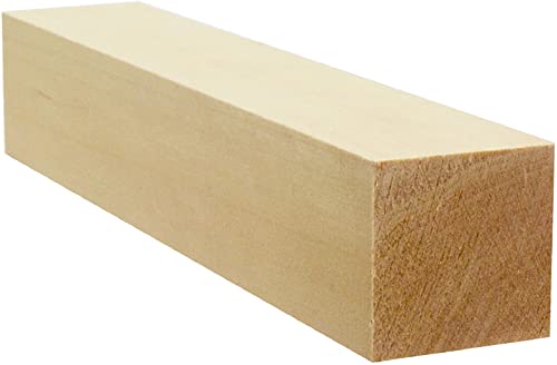 Holzblock, aus hohlem Lindenholz, 4,4 x 4,4 x 25,4 cm Holzblock, aus hohlem Lindenholz, 4,4 x 4,4 x 25,4 cm von Walnut Hollow
