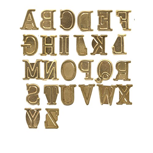 Walnut Hollow 26162 Großbuchstaben Alphabet Hotstamps, 1 Stück, 0.63 inches von Walnut Hollow