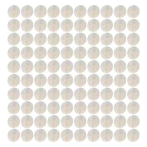 Walopola Runde Muscheln mit Löchern, 5,1 cm, natürlicher Muschelanhänger, flache runde Muschelperlen, flache Muschelperlen mit Loch für Schmuckherstellung, Halskette, Ohrringe, Handwerk, 100 Stück von Walopola