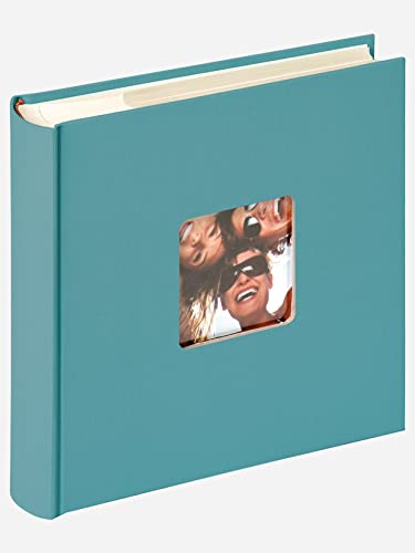 walther design Fotoalbum petrolgrün 200 Fotos 10 x 15 cm Memo-Einsteckalbum mit Cover-Ausstanzung, Fun ME-110-K von walther design