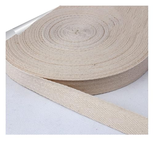 Baumwoll Gurtband Twill-Band schrägband Baumwolle Fischgräten Webbing weiches natürliches Gurtband für Kleidung Nähen DIY Kunsthandwerk GeschenkverpackungenWeißBreite:2cm,45Yards Baumwoll Gurtband Twill-Band schrägband Baumwolle Fischgräten Webbing weiches natürliches Gurtband für Kleidung Nähen DIY Kunsthandwerk GeschenkverpackungenWeißBreite:2cm,45Yards von Waltonalice