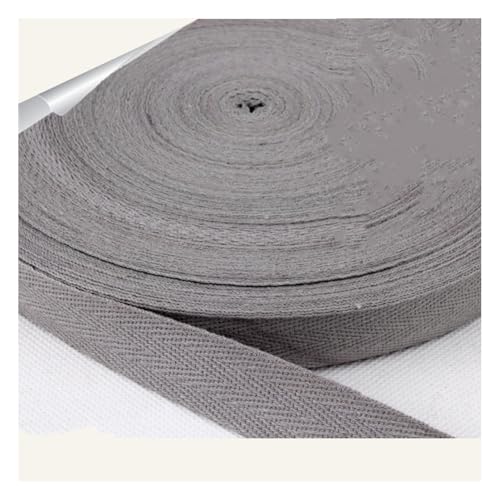 Baumwoll Gurtband Twill-Band schrägband baumwolle Fischgräten Webbing weiches natürliches Gurtband für Kleidung Nähen DIY Kunsthandwerk Geschenkverpackungen18. HellgrauBreite: 1 cm,45Yards Baumwoll Gurtband Twill-Band schrägband baumwolle Fischgräten Webbing weiches natürliches Gurtband für Kleidung Nähen DIY Kunsthandwerk Geschenkverpackungen18. HellgrauBreite: 1 cm,45Yards von Waltonalice