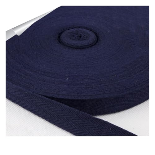 Baumwoll Gurtband Twill-Band schrägband baumwolle Fischgräten Webbing weiches natürliches Gurtband für Kleidung Nähen DIY Kunsthandwerk GeschenkverpackungenDunkelblauBreite:2cm,45Yards Baumwoll Gurtband Twill-Band schrägband baumwolle Fischgräten Webbing weiches natürliches Gurtband für Kleidung Nähen DIY Kunsthandwerk GeschenkverpackungenDunkelblauBreite:2cm,45Yards von Waltonalice