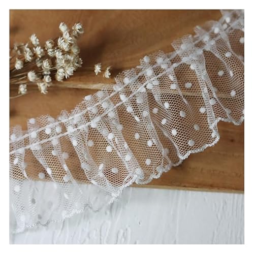 Spitzenband Weiß Punkt Tüll Spitzenstoff Tulle Lace Fabric Organza Spitzen Borte Dekorband Zierband Spitzenbesatz gerüschte Spitzenbordüre Spitzenband für DIY Basteln Nähen Basteln 6cmWeiß15 Meter Spitzenband Weiß Punkt Tüll Spitzenstoff Tulle Lace Fabric Organza Spitzen Borte Dekorband Zierband Spitzenbesatz gerüschte Spitzenbordüre Spitzenband für DIY Basteln Nähen Basteln 6cmWeiß15 Meter von Waltonalice
