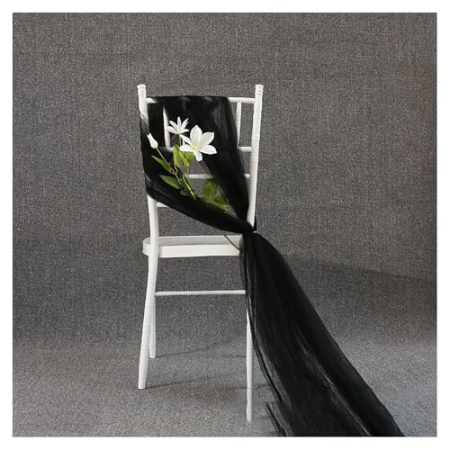 Waltonalice 2 Stück Hochzeit Stuhlhussen 200X150cm Stuhlschleifen Organza Tüll Stuhlschärpen Hochzeit Gangstuhl Deko Organza Stoff Stuhl Band für Hochzeit Party Dekoration Schwarz Waltonalice 2 Stück Hochzeit Stuhlhussen 200X150cm Stuhlschleifen Organza Tüll Stuhlschärpen Hochzeit Gangstuhl Deko Organza Stoff Stuhl Band für Hochzeit Party Dekoration Schwarz von Waltonalice