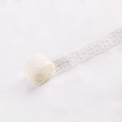 Waltonalice 50 Yards Spitzenband Vintage 1.8 cm breit Seidenbänder Spitzenborte Spitzenstoff Dekoband Zierband Geschenkband für Basteln Nähen Hochzeit Deko Scrapbooking Tischdekoration Beige Waltonalice 50 Yards Spitzenband Vintage 1.8 cm breit Seidenbänder Spitzenborte Spitzenstoff Dekoband Zierband Geschenkband für Basteln Nähen Hochzeit Deko Scrapbooking Tischdekoration Beige von Waltonalice