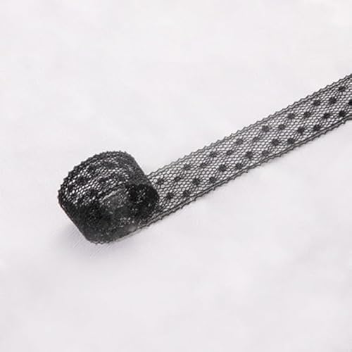Waltonalice 50 Yards Spitzenband Vintage 1.8 cm breit Seidenbänder Spitzenborte Spitzenstoff Dekoband Zierband Geschenkband für Basteln Nähen Hochzeit Deko Scrapbooking Tischdekoration Schwarz Waltonalice 50 Yards Spitzenband Vintage 1.8 cm breit Seidenbänder Spitzenborte Spitzenstoff Dekoband Zierband Geschenkband für Basteln Nähen Hochzeit Deko Scrapbooking Tischdekoration Schwarz von Waltonalice