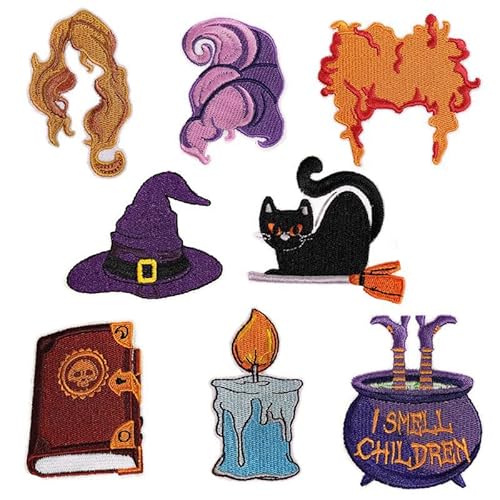 Waltonalice 8 Stück Halloween Patches Aufkleber gestickte Kürbis Skelett Abzeichen dekorative Aufnäher Aufbügelflicken Bügelflicken Zum Basteln für Kleidung,Hosen,Rucksäcke,Hüte,Jeans,DIY-Zubehör 9# Waltonalice 8 Stück Halloween Patches Aufkleber gestickte Kürbis Skelett Abzeichen dekorative Aufnäher Aufbügelflicken Bügelflicken Zum Basteln für Kleidung,Hosen,Rucksäcke,Hüte,Jeans,DIY-Zubehör 9# von Waltonalice