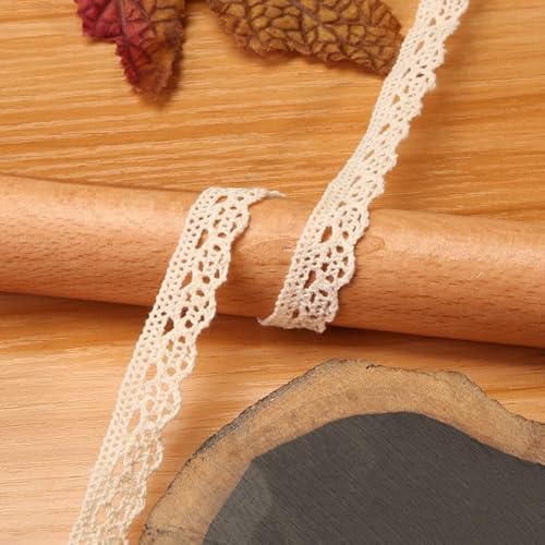 Waltonalice Vintage spitzenband Baumwolle Dekoband Zierband Spitzenstoff Spitzenbordüre Spitzenborte für DIY Nähen Handwerk Deko Hochzeit Deko Geschenkbox Weihnachtsdekoration Beige 13# 15 Meter Waltonalice Vintage spitzenband Baumwolle Dekoband Zierband Spitzenstoff Spitzenbordüre Spitzenborte für DIY Nähen Handwerk Deko Hochzeit Deko Geschenkbox Weihnachtsdekoration Beige 13# 15 Meter von Waltonalice