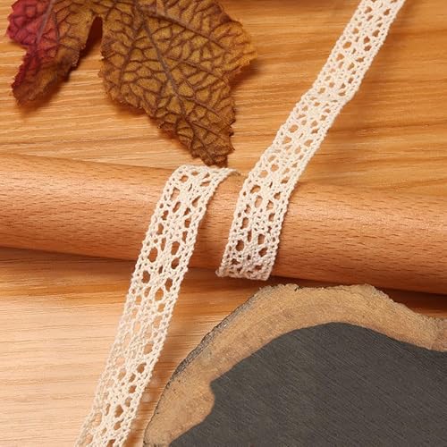 Waltonalice Vintage spitzenband Baumwolle Dekoband Zierband Spitzenstoff Spitzenbordüre Spitzenborte für DIY Nähen Handwerk Deko Hochzeit Deko Geschenkbox Weihnachtsdekoration Beige 18# 15 Meter Waltonalice Vintage spitzenband Baumwolle Dekoband Zierband Spitzenstoff Spitzenbordüre Spitzenborte für DIY Nähen Handwerk Deko Hochzeit Deko Geschenkbox Weihnachtsdekoration Beige 18# 15 Meter von Waltonalice