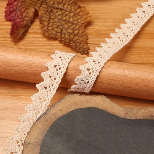Waltonalice Vintage spitzenband Baumwolle Dekoband Zierband Spitzenstoff Spitzenbordüre Spitzenborte für DIY Nähen Handwerk Deko Hochzeit Deko Geschenkbox Weihnachtsdekoration Beige 2# 10 Meter Waltonalice Vintage spitzenband Baumwolle Dekoband Zierband Spitzenstoff Spitzenbordüre Spitzenborte für DIY Nähen Handwerk Deko Hochzeit Deko Geschenkbox Weihnachtsdekoration Beige 2# 10 Meter von Waltonalice