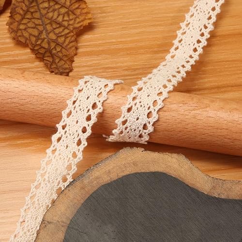 Waltonalice Vintage spitzenband Baumwolle Dekoband Zierband Spitzenstoff Spitzenbordüre Spitzenborte für DIY Nähen Handwerk Deko Hochzeit Deko Geschenkbox Weihnachtsdekoration Beige 3# 10 Meter Waltonalice Vintage spitzenband Baumwolle Dekoband Zierband Spitzenstoff Spitzenbordüre Spitzenborte für DIY Nähen Handwerk Deko Hochzeit Deko Geschenkbox Weihnachtsdekoration Beige 3# 10 Meter von Waltonalice
