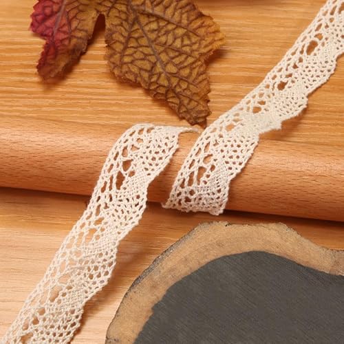 Waltonalice Vintage spitzenband Baumwolle Dekoband Zierband Spitzenstoff Spitzenbordüre Spitzenborte für DIY Nähen Handwerk Deko Hochzeit Deko Geschenkbox Weihnachtsdekoration Beige 5# 10 Meter Waltonalice Vintage spitzenband Baumwolle Dekoband Zierband Spitzenstoff Spitzenbordüre Spitzenborte für DIY Nähen Handwerk Deko Hochzeit Deko Geschenkbox Weihnachtsdekoration Beige 5# 10 Meter von Waltonalice