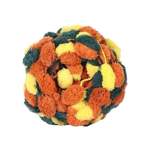 1 Rolle 130g ca.28m Dicke Wolle Garn Pom Pom Ball Wolle Strickwolle Garn Plüschballgarn,Wolle zum Häkeln und Stricken,für DIY Handgemacht Kunsthandwerk Schals Mützen Kissen Decken,Farbe 16 von Wambere