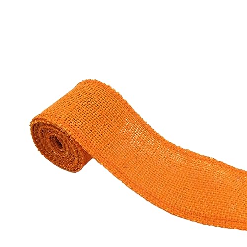 1 Rollen 6cm×2m Juteband Spitzenband Burlap Ribbon Leinenband Spitze Sackleinen Band Dekoband Geschenkband Für Weihnachten Hochzeit Geburtstag Bankett Party Geschenkverpackung Dekoration,Orange 1 Rollen 6cm×2m Juteband Spitzenband Burlap Ribbon Leinenband Spitze Sackleinen Band Dekoband Geschenkband Für Weihnachten Hochzeit Geburtstag Bankett Party Geschenkverpackung Dekoration,Orange von Wambere