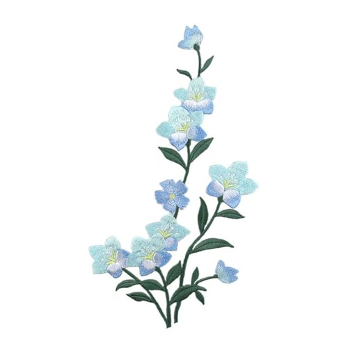 1 Stück Blumen Bestickte Patches Gestickter Blumenaufnäher zum Aufbügeln Aufnäheraufkleber Bügelflicken Bügelbild Bügelsticker Aufbügelflicken für DIY Nähen Basteln Kleidungsdekoration,Blau 1 Stück Blumen Bestickte Patches Gestickter Blumenaufnäher zum Aufbügeln Aufnäheraufkleber Bügelflicken Bügelbild Bügelsticker Aufbügelflicken für DIY Nähen Basteln Kleidungsdekoration,Blau von Wambere