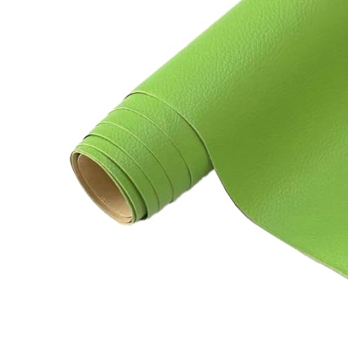 1 Stück Kunstleder Selbstklebend Lederflicken Selbstklebend Leder Reparatur Selbstklebend Leder Patch Kunstleder Flicken Lederaufnäher für Autositze Sofas Möbel Taschen,Grün,50x200cm von Wambere