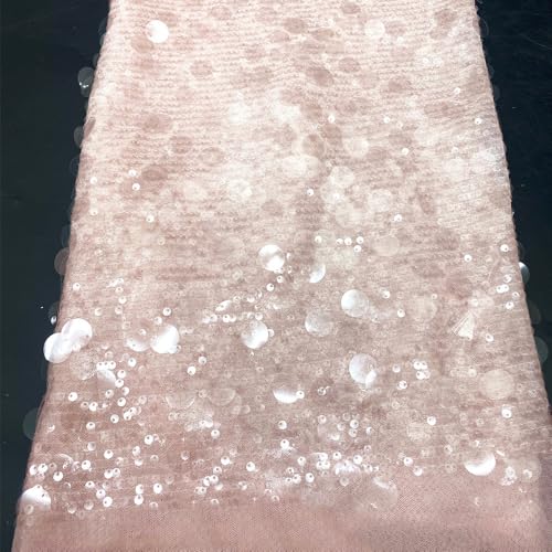 1 Yard x 125cm Glitzer Pailletten Stoff Dekostoff Paillettenstoff Bekleidungsstoff Bastelstoff für Nähen DIY Kunsthandwerk Hochzeit Party Bankett Abendessen Kleidungsdekoration,Rosa 1 Yard x 125cm Glitzer Pailletten Stoff Dekostoff Paillettenstoff Bekleidungsstoff Bastelstoff für Nähen DIY Kunsthandwerk Hochzeit Party Bankett Abendessen Kleidungsdekoration,Rosa von Wambere