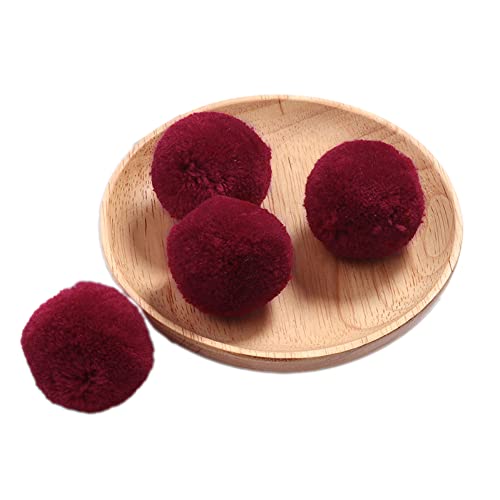 10 STK 40 mm Bunte Pompons zum Basteln,Bunte Bommeln Bälle,Pompoms für Kunsthandwerk,Pompons Bälle für Ostern,Weihnachten,Bunte Pompons für DIY Basteln Tischdekoration Geburtstagsdeko,Weinrot 10 STK 40 mm Bunte Pompons zum Basteln,Bunte Bommeln Bälle,Pompoms für Kunsthandwerk,Pompons Bälle für Ostern,Weihnachten,Bunte Pompons für DIY Basteln Tischdekoration Geburtstagsdeko,Weinrot von Wambere