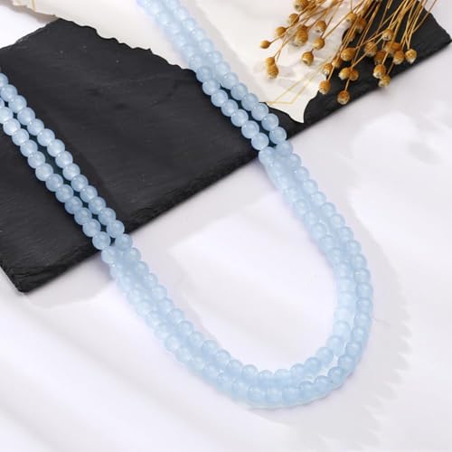 10 Stränge 10mm Runde Glasperlen,Perlen zum Basteln,Auffädeln Perlen Glasperlen Zubehör für DIY Handwerk Halsketten Armbänder Kopfbedeckung Haarschmuck Schmuckherstellung,Blau 10 Stränge 10mm Runde Glasperlen,Perlen zum Basteln,Auffädeln Perlen Glasperlen Zubehör für DIY Handwerk Halsketten Armbänder Kopfbedeckung Haarschmuck Schmuckherstellung,Blau von Wambere
