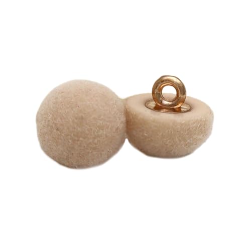 10 Stück 10mm Bunt Beflockte Pilzknöpfe Halbrunder Plüsch Harz Metallknopf Pulloverknöpfe Strickjackenknöpfe Bastelknöpfe Zierknöpfe Hemdknöpfe Mantelknöpfe für Nähen DIY Handwerk,Beige 10 Stück 10mm Bunt Beflockte Pilzknöpfe Halbrunder Plüsch Harz Metallknopf Pulloverknöpfe Strickjackenknöpfe Bastelknöpfe Zierknöpfe Hemdknöpfe Mantelknöpfe für Nähen DIY Handwerk,Beige von Wambere