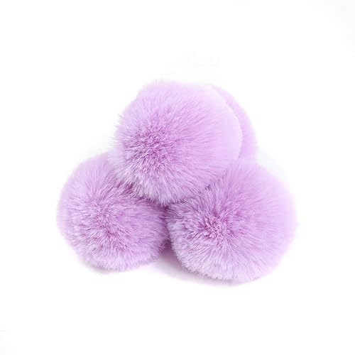 Wambere 10 Stück 8cm Pompons zum Basteln,Pompon Kunstfell Bommel Plüschbälle mit Elastischer Schlaufe,für DIY Kunsthandwerk Haarschmuck Hochzeiten Geburtstage Weihnachten Dekorationen,Helles Lila Wambere 10 Stück 8cm Pompons zum Basteln,Pompon Kunstfell Bommel Plüschbälle mit Elastischer Schlaufe,für DIY Kunsthandwerk Haarschmuck Hochzeiten Geburtstage Weihnachten Dekorationen,Helles Lila von Wambere