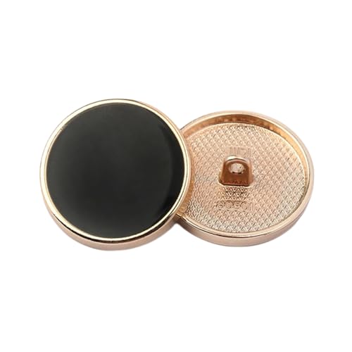 10 Stück Metallknöpfe Runde Knöpfe Bastelknöpfe Ersatz Knöpfe Buttons Hemdknöpfe Zierknöpfe Mantelknöpfe Pulloverknöpfe Strickjackenknöpfe für DIY Nähen Kleidungsdekoration,Gold Schwarz D,20mm 10 Stück Metallknöpfe Runde Knöpfe Bastelknöpfe Ersatz Knöpfe Buttons Hemdknöpfe Zierknöpfe Mantelknöpfe Pulloverknöpfe Strickjackenknöpfe für DIY Nähen Kleidungsdekoration,Gold Schwarz D,20mm von Wambere