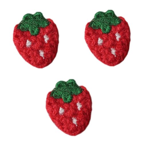 10 Stück Mini Erdbeere Patches Bestickter Stoffaufnäher Gestickte Applikationen zum Aufnähen Dekorative Stoffaufkleber für DIY Kunsthandwerk T-Shirt Hoodies Rucksack Kleidungsdekoration,Rot 10 Stück Mini Erdbeere Patches Bestickter Stoffaufnäher Gestickte Applikationen zum Aufnähen Dekorative Stoffaufkleber für DIY Kunsthandwerk T-Shirt Hoodies Rucksack Kleidungsdekoration,Rot von Wambere