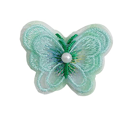 10 Stück Spitze Tüll Stickerei 3D-Perlen Schmetterling Applique Patches Sticker Aufnäher Applikation Flicken zum Aufnähen Gestickte Basteln und Dekorieren Kleidung Gardine Tischtuch Taschen,Grün 10 Stück Spitze Tüll Stickerei 3D-Perlen Schmetterling Applique Patches Sticker Aufnäher Applikation Flicken zum Aufnähen Gestickte Basteln und Dekorieren Kleidung Gardine Tischtuch Taschen,Grün von Wambere