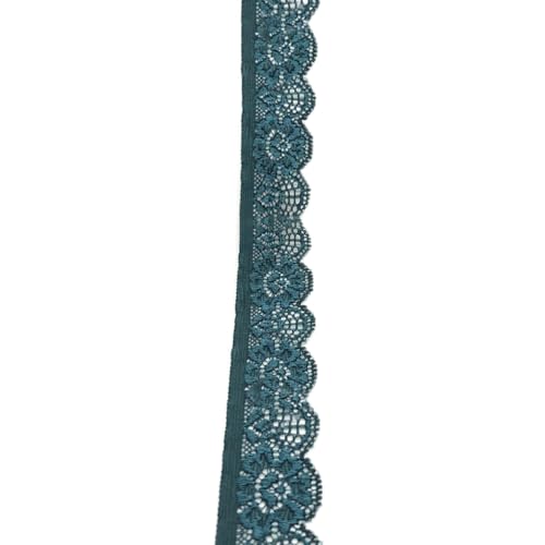 10 Yard 2.5 cm Elastizität Spitzenband, Vintage Stretch-Blumenmuster Spitzenbordüre Spitzenborte Spitze Band Zierband Spitzenstoff für Nähen DIY Handwerk Hochzeit,Dunkelgrün 10 Yard 2.5 cm Elastizität Spitzenband, Vintage Stretch-Blumenmuster Spitzenbordüre Spitzenborte Spitze Band Zierband Spitzenstoff für Nähen DIY Handwerk Hochzeit,Dunkelgrün von Wambere