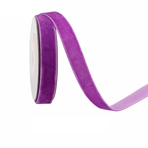 10 Yards Samtband 10mm Breit Geschenkband Schleifenband Schmuckband Bogenband Dekoband Geschenkbänder Zierband Bastelband für DIY Handwerk Weihnachten Geschenkverpackung,Lila 10 Yards Samtband 10mm Breit Geschenkband Schleifenband Schmuckband Bogenband Dekoband Geschenkbänder Zierband Bastelband für DIY Handwerk Weihnachten Geschenkverpackung,Lila von Wambere
