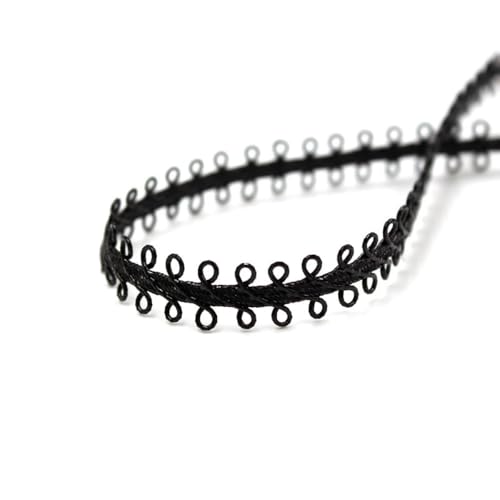 10 Yards Spitzenband Breite 1cm Spitzenband Spitzenbesatz Zierband Spitzenborte Spitzenbordüre Gesticktes Geflochtenes Dekoband für DIY Nähen Handwerk Hochzeit Bekleidungszubehör,Schwarz 10 Yards Spitzenband Breite 1cm Spitzenband Spitzenbesatz Zierband Spitzenborte Spitzenbordüre Gesticktes Geflochtenes Dekoband für DIY Nähen Handwerk Hochzeit Bekleidungszubehör,Schwarz von Wambere