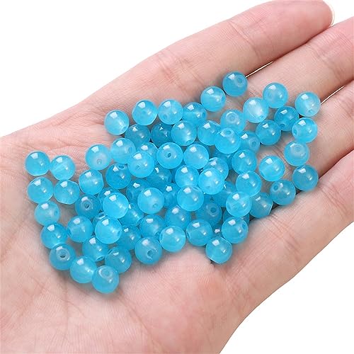 100 Stück 8mm Glasperlen Glitzerperlen Perlen,zum Auffädeln Steine für Armbänder Ketten Ohrringe Kleidung Basteln Machen Crafting Runden Gebohrt Schmuckherstellung Handwerk Dekor DIY,Navy blau 100 Stück 8mm Glasperlen Glitzerperlen Perlen,zum Auffädeln Steine für Armbänder Ketten Ohrringe Kleidung Basteln Machen Crafting Runden Gebohrt Schmuckherstellung Handwerk Dekor DIY,Navy blau von Wambere