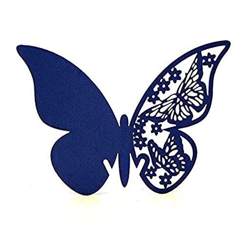 100 Stück Schmetterling Trichterwinde Tischkarten Namenskarten Glasanhänger Wandsticker für Tischdeko Hochzeit Party Haus Deco,Schmetterling Tischkarten Laser Platzkarten Namenskarten,Königsblau 100 Stück Schmetterling Trichterwinde Tischkarten Namenskarten Glasanhänger Wandsticker für Tischdeko Hochzeit Party Haus Deco,Schmetterling Tischkarten Laser Platzkarten Namenskarten,Königsblau von Wambere