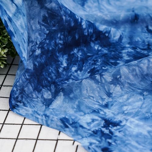 100cm x 140cm Künstlich Baumwollstoff Patchwork Meterware Stoffpaket Dekostoffe,Stoffe zum Nähen Sewing Fabric Batikstoff für DIY Basteln Handwerk T-Shirt Kleid Kleidungsdekoration,Blau 100cm x 140cm Künstlich Baumwollstoff Patchwork Meterware Stoffpaket Dekostoffe,Stoffe zum Nähen Sewing Fabric Batikstoff für DIY Basteln Handwerk T-Shirt Kleid Kleidungsdekoration,Blau von Wambere