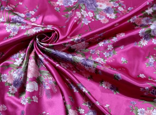 100cm × 150cm Satinstoff Seidenstoff,Stoff mit Floralem Blumenmuster,Stoffe Meterware Dekorative Stoffe Dekostoff für DIY Basteln Nähen Kunsthandwerk Kleidungsdekoration, 100cm × 150cm Satinstoff Seidenstoff,Stoff mit Floralem Blumenmuster,Stoffe Meterware Dekorative Stoffe Dekostoff für DIY Basteln Nähen Kunsthandwerk Kleidungsdekoration, von Wambere