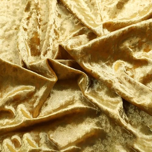 100cm x 160cm Elastizität Samtstoff Meterware Stretch Samt Stoffe Dekostoff Bekleidungsstoffe Bastelstoffe für Nähen DIY Handwerk Vorhang Bühnenperformance Kleidungsdekoration,Gelb 100cm x 160cm Elastizität Samtstoff Meterware Stretch Samt Stoffe Dekostoff Bekleidungsstoffe Bastelstoffe für Nähen DIY Handwerk Vorhang Bühnenperformance Kleidungsdekoration,Gelb von Wambere