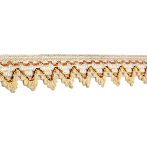 10M Spitzenband,Vintage Spitze-Borten Spitze Borte Bänder Dekoband Zierband Spitzenstoff Für Nähen Handwerk Kleidung Kleid Nähen Gardinen Tischläufer Dekoration,Beige 10M Spitzenband,Vintage Spitze-Borten Spitze Borte Bänder Dekoband Zierband Spitzenstoff Für Nähen Handwerk Kleidung Kleid Nähen Gardinen Tischläufer Dekoration,Beige von Wambere