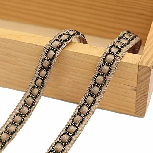 10m Spitze-Borten,Spitzenbordüre Spitzenband,Dekoband Zierband Geschenkband Spitzenborte Schnur Kordelband für Hochzeit Braut, Kostüm oder Schmuck, Kunsthandwerk und Nähen,Khaki 10m Spitze-Borten,Spitzenbordüre Spitzenband,Dekoband Zierband Geschenkband Spitzenborte Schnur Kordelband für Hochzeit Braut, Kostüm oder Schmuck, Kunsthandwerk und Nähen,Khaki von Wambere