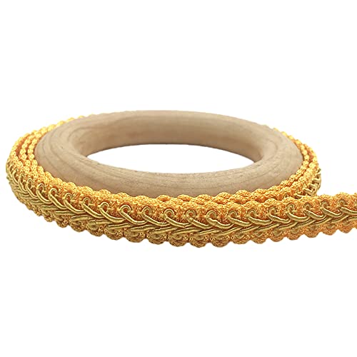 10m Spitze-Borten,Spitzenbordüre Spitzenband,Zierbandspitze aus Baumwolle,Tausendfüßler-Spitze,Farbe Beleuchtungszubehör für Heimtextilien,für Party Basteln Geschenkband,Kostüm oder Schmuck,Golden 10m Spitze-Borten,Spitzenbordüre Spitzenband,Zierbandspitze aus Baumwolle,Tausendfüßler-Spitze,Farbe Beleuchtungszubehör für Heimtextilien,für Party Basteln Geschenkband,Kostüm oder Schmuck,Golden von Wambere