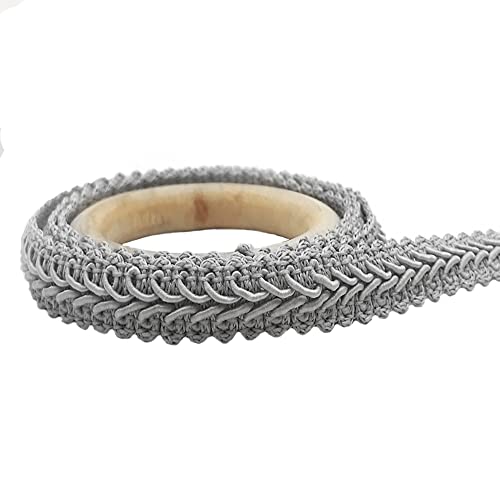 10m Spitze-Borten,Spitzenbordüre Spitzenband,Zierbandspitze aus Baumwolle,Tausendfüßler-Spitze,Farbe Beleuchtungszubehör für Heimtextilien,für Party Basteln Geschenkband,Kostüm oder Schmuck,Grau 10m Spitze-Borten,Spitzenbordüre Spitzenband,Zierbandspitze aus Baumwolle,Tausendfüßler-Spitze,Farbe Beleuchtungszubehör für Heimtextilien,für Party Basteln Geschenkband,Kostüm oder Schmuck,Grau von Wambere