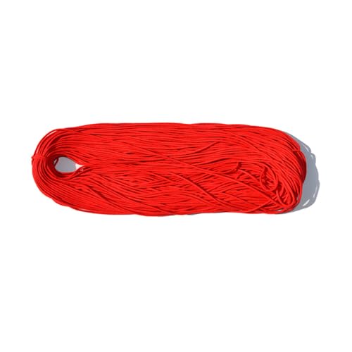 10m x 3mm Baumwollgarn Makramee Kerngesponnenes Baumwollseil Buntes Geflochtenes Seil Cotton Cord Baumwollkordel für DIY Basteln Handwerk Makramee Wandbehang Blumenampel Dekoration,Rot von Wambere