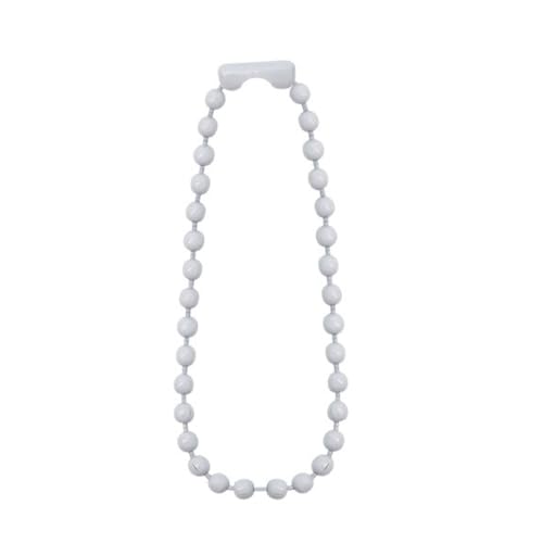 120 Stück 10cm Lang Etikettenkette Bunte Ballkette 2,4 mm Kugelkette Metall Hängekette Mit Verbindern Bead Chain Tag Kette für DIY Hängende Basteln Schlüsselanhänger Schmuckherstellung,Weiß 120 Stück 10cm Lang Etikettenkette Bunte Ballkette 2,4 mm Kugelkette Metall Hängekette Mit Verbindern Bead Chain Tag Kette für DIY Hängende Basteln Schlüsselanhänger Schmuckherstellung,Weiß von Wambere