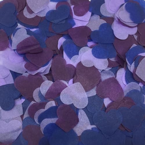 120g Bunt Papier Herz Konfetti Streudeko Herzförmige Konfetti Geburtstag Deko Papier Konfetti Tischdekoration Luftballons Korationen Hochzeit Party Babydusche Valentinstag,Lila Blau 120g Bunt Papier Herz Konfetti Streudeko Herzförmige Konfetti Geburtstag Deko Papier Konfetti Tischdekoration Luftballons Korationen Hochzeit Party Babydusche Valentinstag,Lila Blau von Wambere
